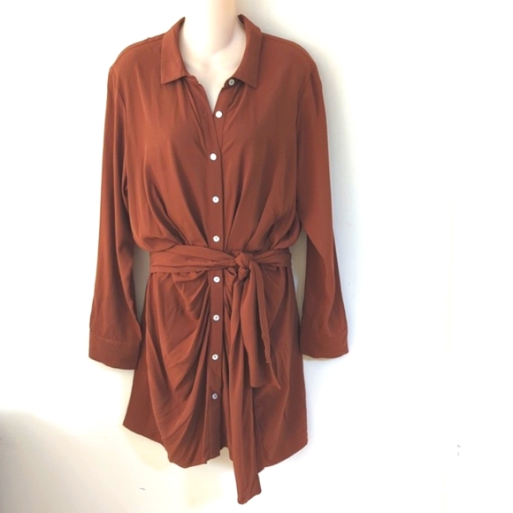 L*SPACE Aura Mini Shirt Dress M - Picture 6 of 16